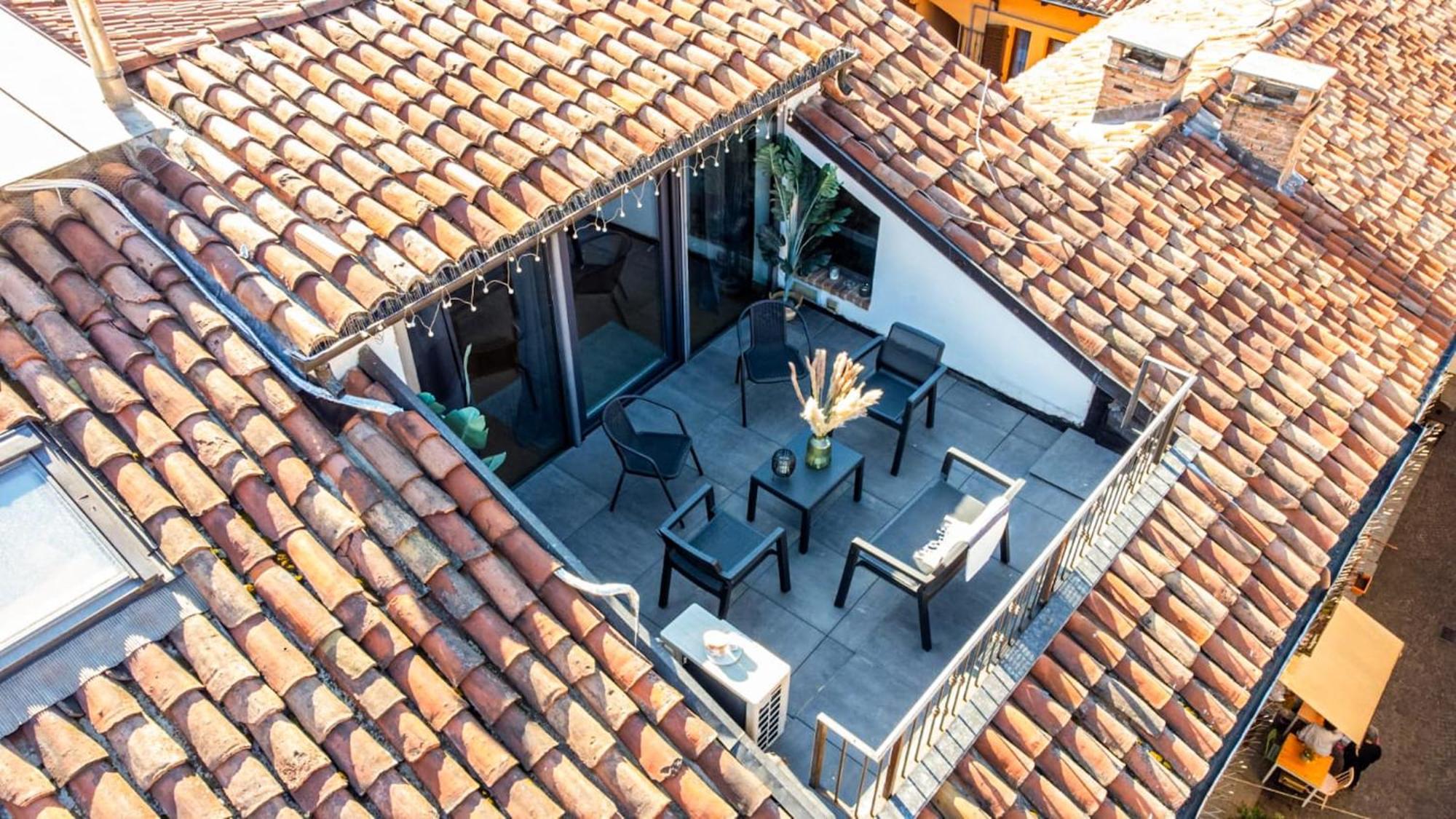 Apartmán Centro Storico-Dimora Con Terrazza- Wi-Fi E Ac Asti Exteriér fotografie